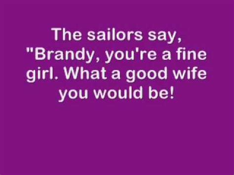 brandy you re a fine girl lyrics|brandy you're a fine girl song.